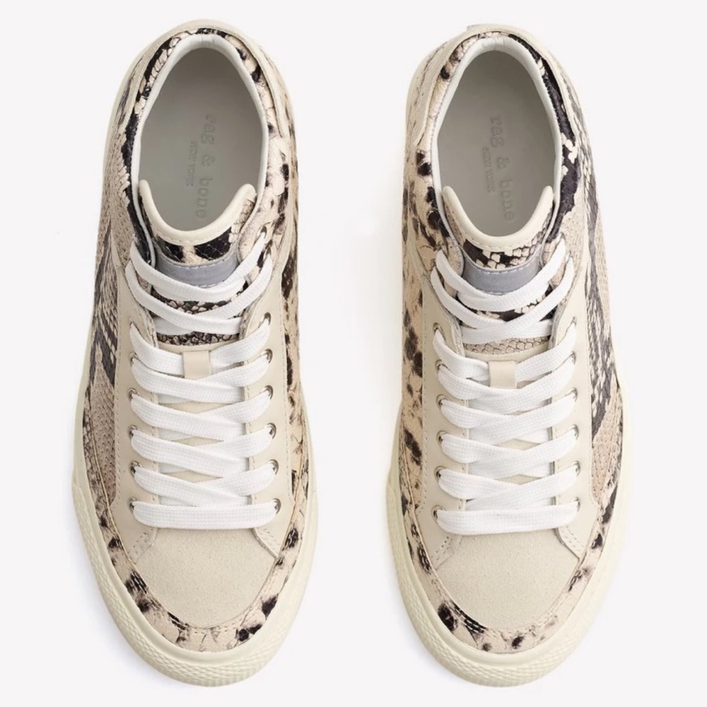 Rag and bone snake skin sneakers